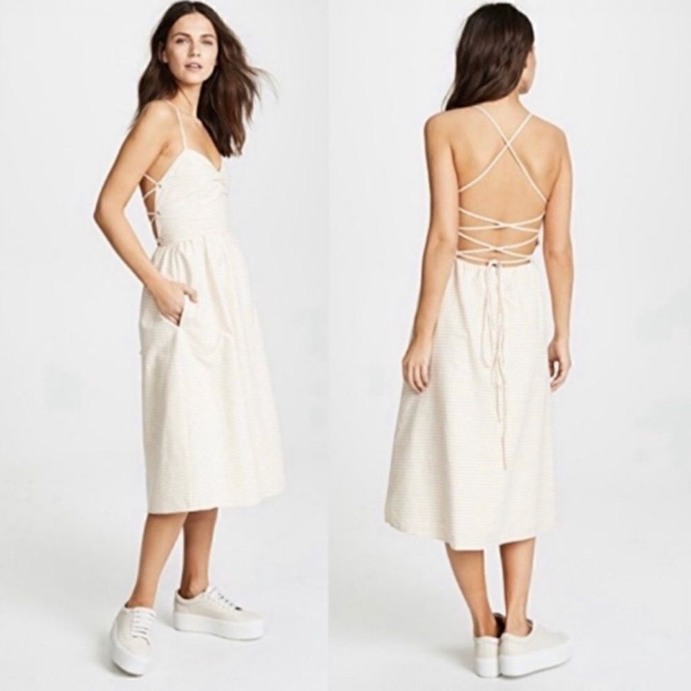 Dra Los Angeles Midi Floral Dress